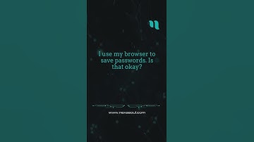 Saving passwords in your browser? 🛡️ It