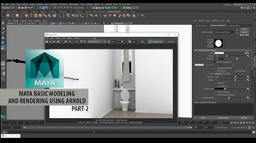 Autodesk Maya Tutorial- Basic Modeling and Rendering With Arnold - Part -2