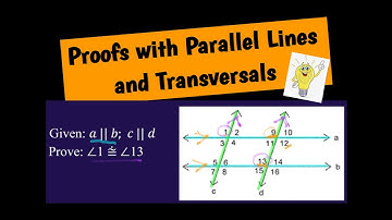 Geometry: Proofs with Parallel Lines and Transversals