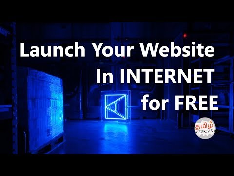 How to launch your website in internet for free | free domain name and hosting | tamilhacks