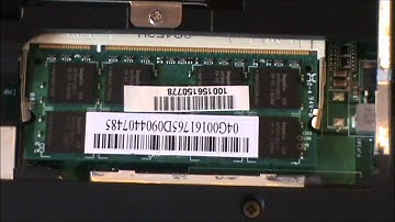 How to change RAM memory on ASUS Eee PC 1000H