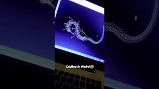 Created Reptile | using html css and javascript #youtubeshorts #trending #coding #animation #shorts