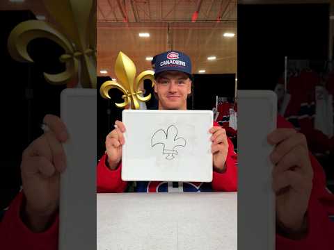 Habs try to draw a fleur-de-lys #NHL #Shorts