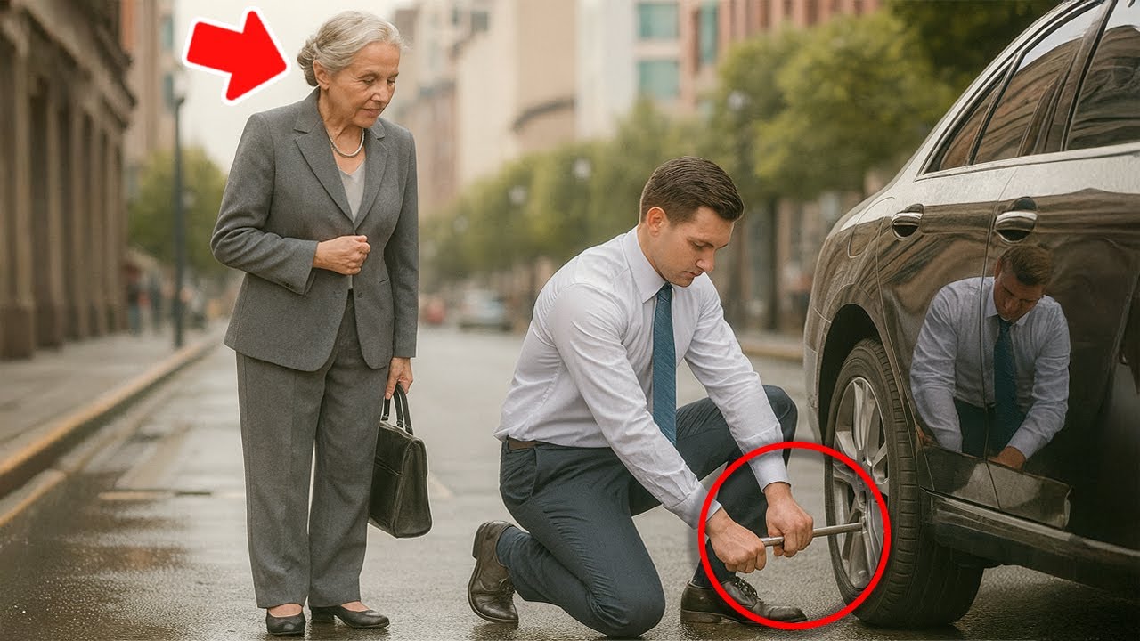 Un tânăr a pierdut interviul ajutând o bătrână… Fără să știe că ea era directoarea…