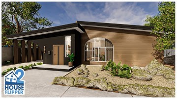 Bold Neutral Home | House Flipper 2 - Sandbox Mode Built from Scratch - Full Build and Tour