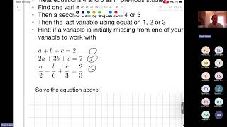 Maths 5th Year Masterclass with David Callan