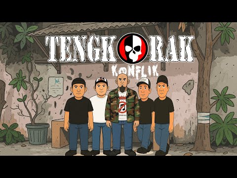 TENGKORAK - Konflik + Lyrics (Metalik Klinik 1) Grindcore Indonesia #AndiThrashman