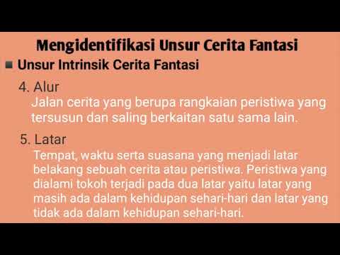 Unsur Intrinsik Teks Cerita Fantasi Youtube Unsur Intrinsik Teks Cerita Fantasi Youtube