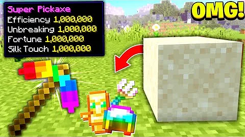 Minecraft PE/BE But, Sand Gives OP Items! | 1.21+ | GOJO_PLAYS | Android/IOS, Windows, Switch, PS