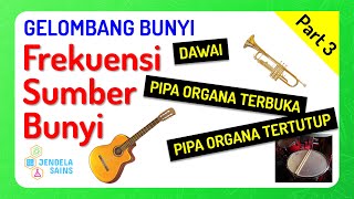 Gelombang Bunyi • Part 3: Sumber Bunyi (Dawai, Pipa Organa Terbuka dan Tertutup)