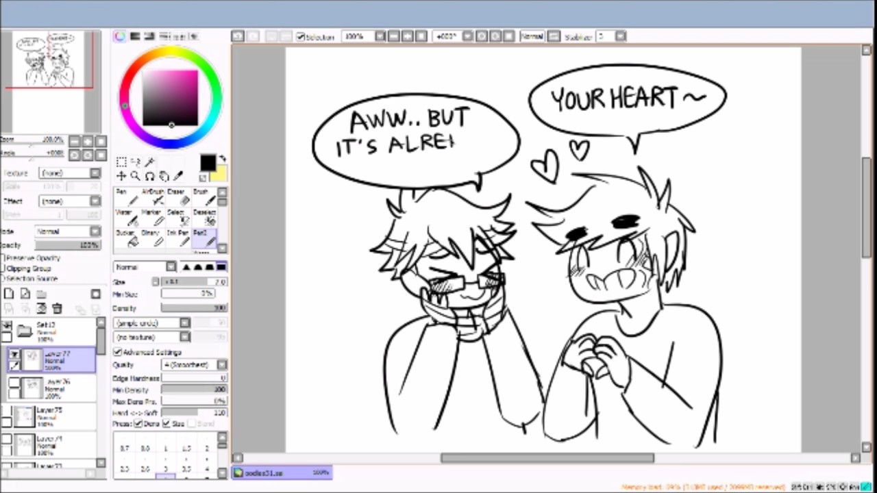 -speeddrawing- How I Make Comic Strip - YouTube