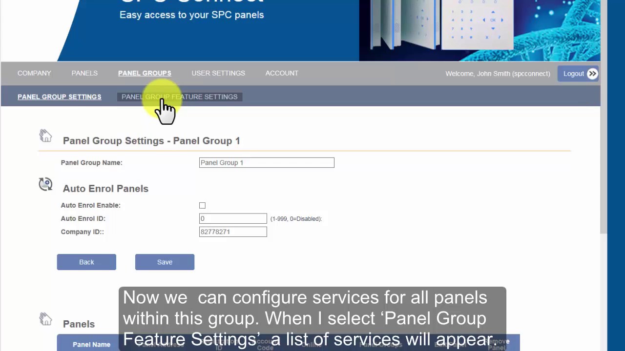 SPC Series: Panel groups