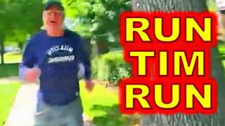 Tim Walz Gets HECKLED on FRAUD While RUNNING Yesterday.....