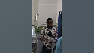 Why use a bacteria filter with an ICU Ventilator.