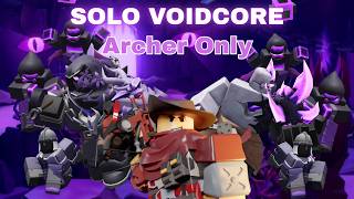 Archer + Supports VS Solo Voidcore | Tower Defense Simulator screenshot 3