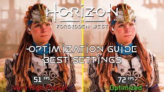 Horizon Forbidden West | OPTIMIZATION GUIDE | Every Setting Tested | Best Settings