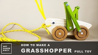 Grasshopper Pull Toy