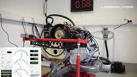 First "full pull" in DIY water dyno!