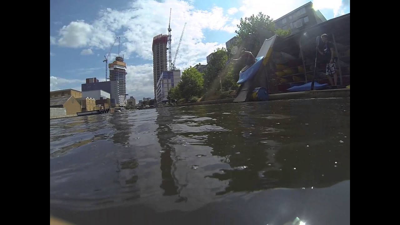 Islington boat club slide