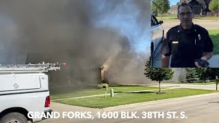 UPDATE: Latest From Fire Official On Grand Forks House Fire