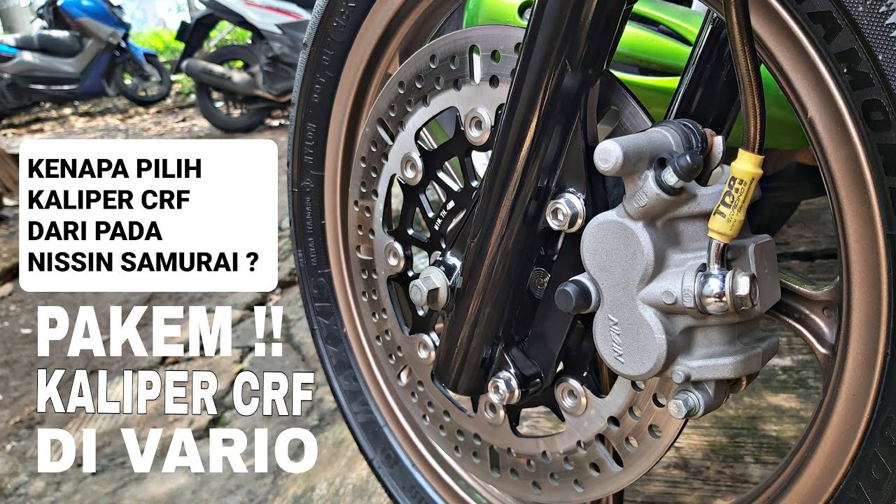 Pasang Kaliper Crf di Vario | Upgrade Pengereman Depan