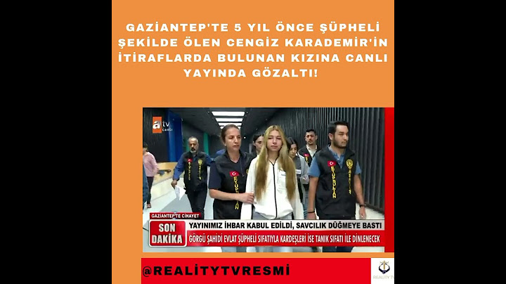 Gaziantep'te 5 yıl önce şüpheli şekilde ölen Cengiz Karademir dosyasında canlı yayında gözaltı!