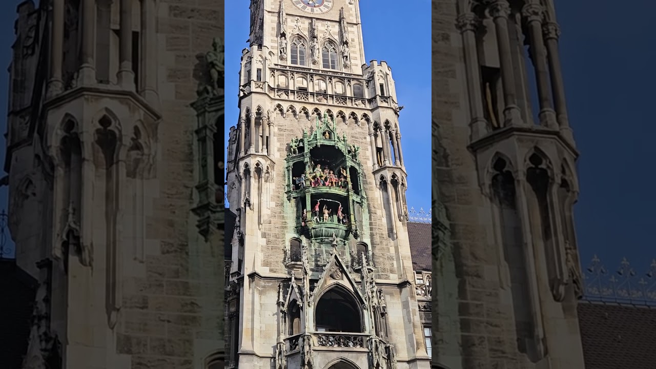 Glockenspiel, Munich Germany Christmas 2025