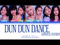 OH MY GIRL &#39;Dun Dun Dance (Japanese Version)&#39; Lyrics (オーマイガール Dun Dun Dance 歌詞) (Color Coded Lyrics)