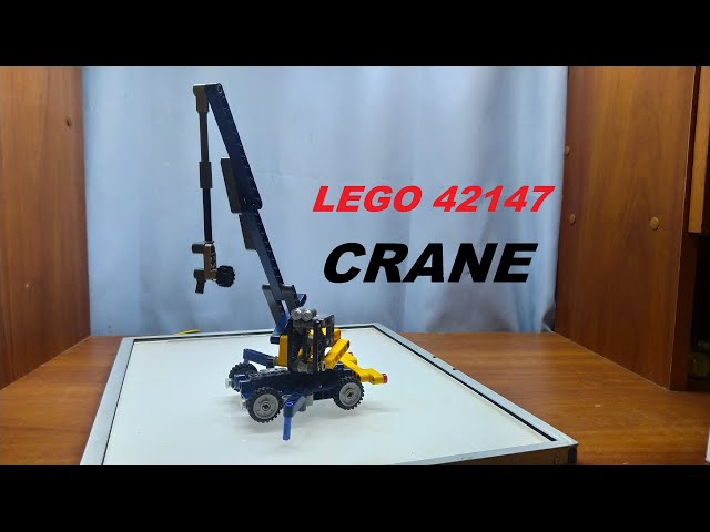 ryon_vt MOC Lego 42147 (Alternate model) CRANE By Brick Render - YouTube