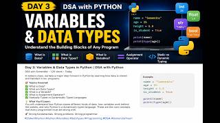Day 3 — Variables & Data Types in Python | Static vs Dynamic Typing