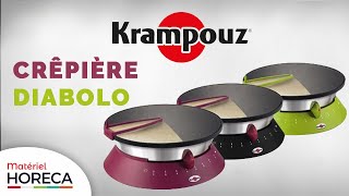 Krampouz - crêpière 33cm 1250w noir cebpf2bo - diablo
