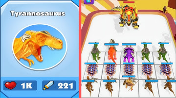 Merge Dino Battle: 3D Merge Game Max Level of Game