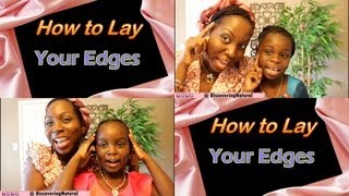 How to Lay your Edges in 3 ways | Natural Hair