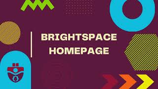 Brightspace Homepage