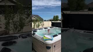 Nephew Doing A Cannonball