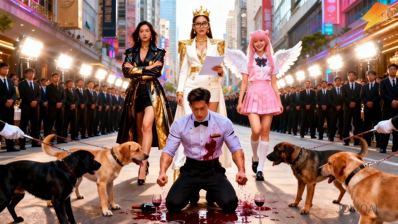 Garçom pobre humilhado tira o crachá e revela ser herdeiro trilionário com 3 irmãs poderosas!