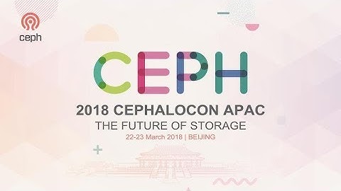 Building the Production Ready EB level Storage Product from Ceph - Dongmao Zhang