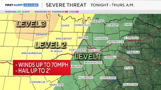 Live update: What to expect as severe weather moves in tonight into Thursday