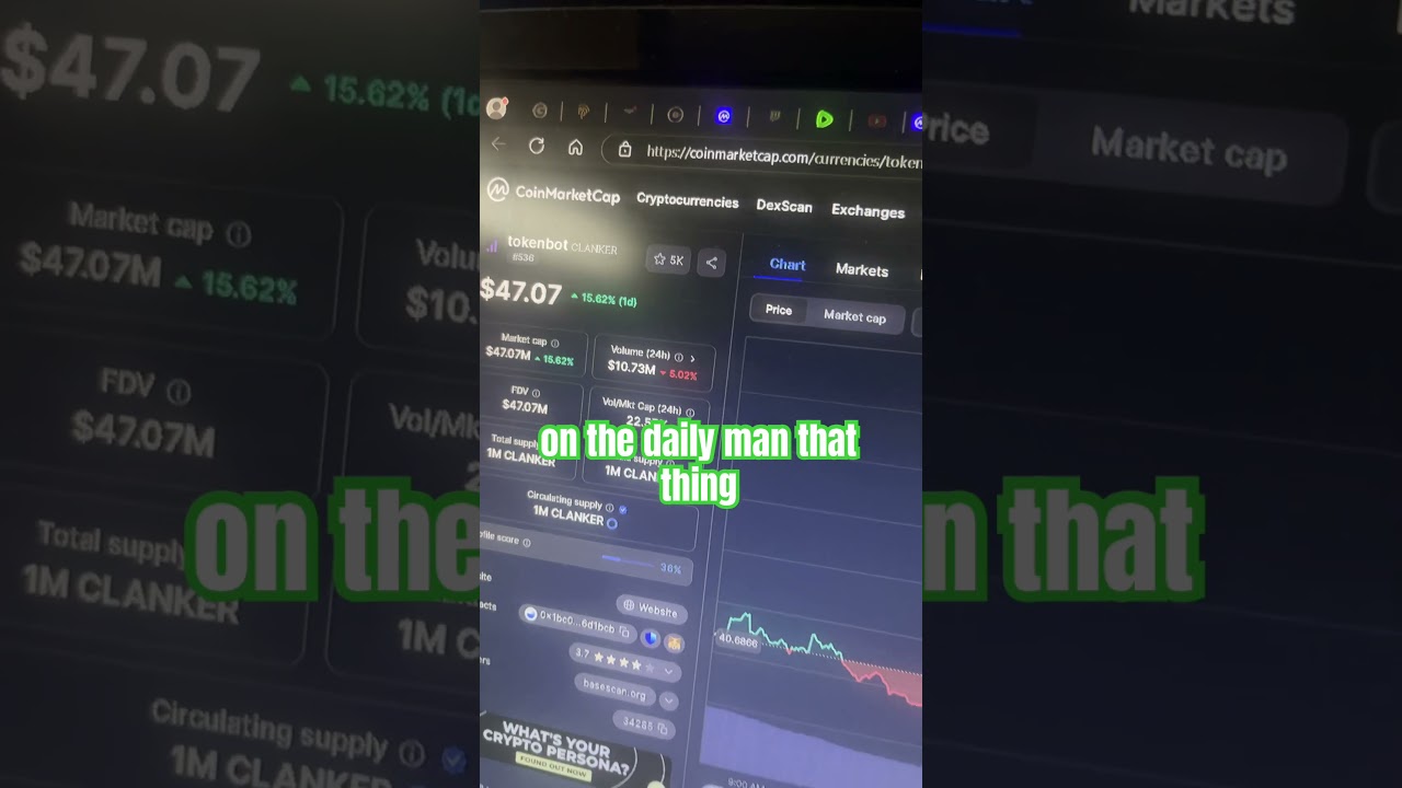 tokenbot clanker crypto price prediction 
