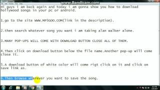 HOW TO DOWNLOAD HOLLYWOOD SONGS IN PC OR ANDROID VERY EASILY!!!!!!! screenshot 5