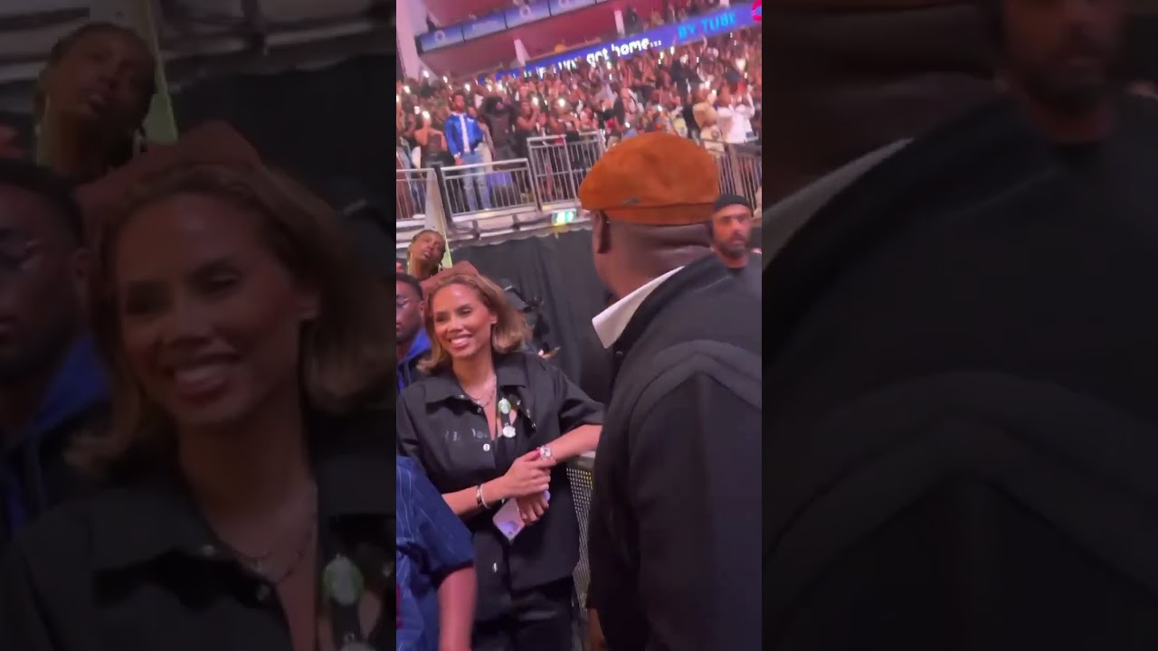 Jada p and Obi Cubana at Wizkid concert in London