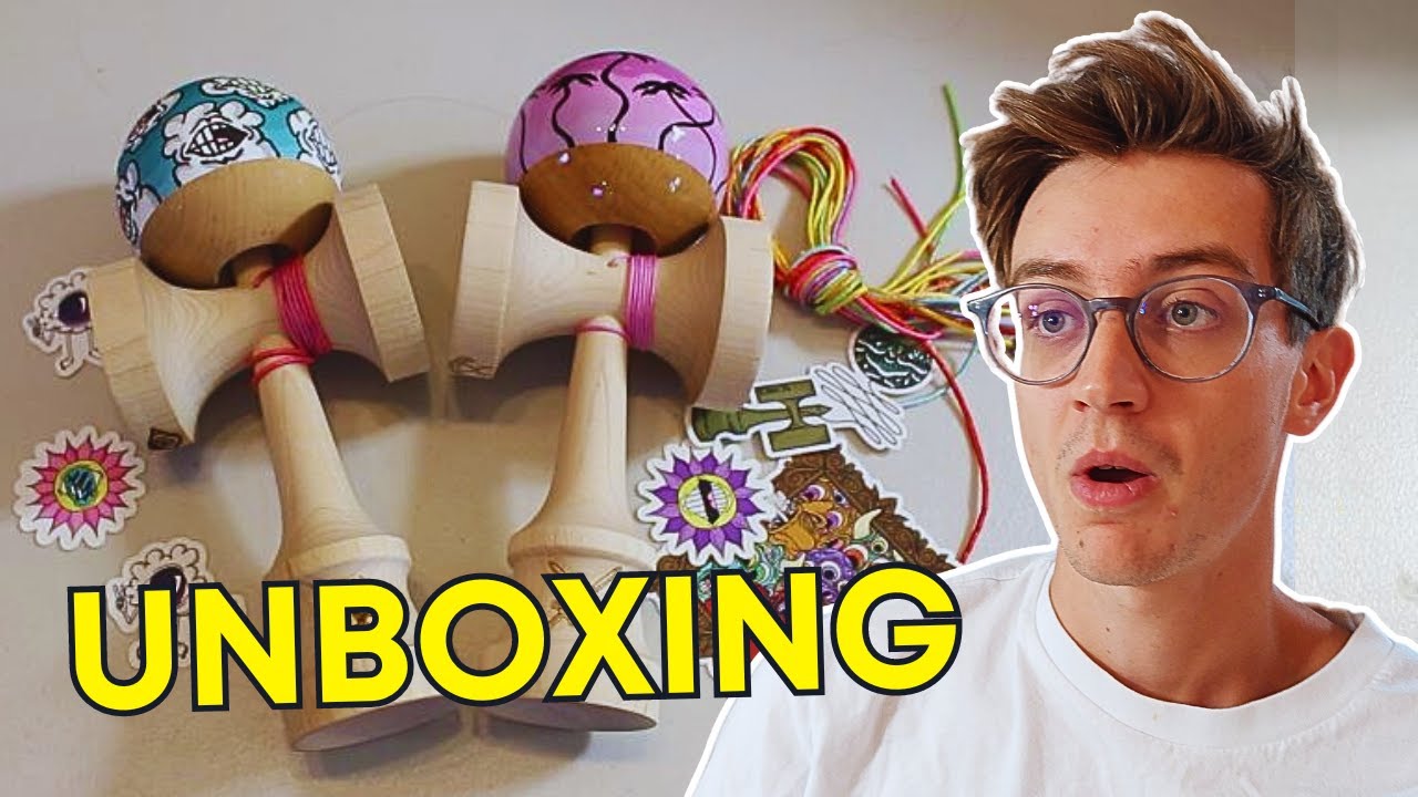 Scarce Kendama Excalibur UNBOXING + FIRST TRICKS
