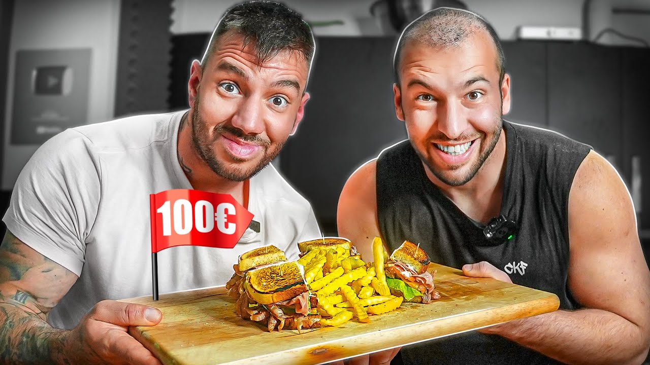 10€ VS 100€ CLUB SANDWICH! Ft @chriskogias