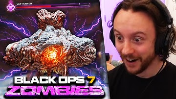 ASHES OF THE DAMNED BOSS FIGHT & END CUTSCENE LIVE REACTION! (Black Ops 7 Zombies Easter Egg React)