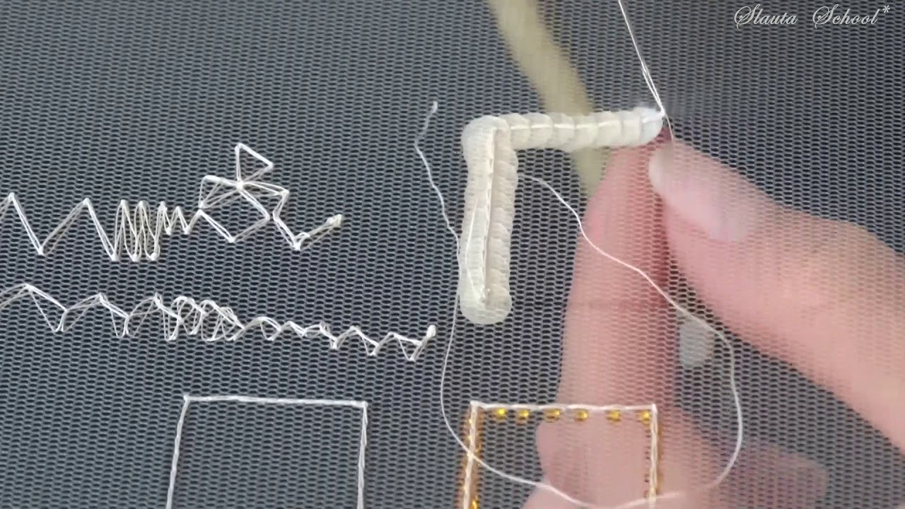 Luneville Embroidery Tutorial. Advanced. Module 1. Lesson 6