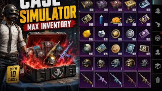 My case simulator PUBG mobile inventory max  video #tagontop #viral #growth  #growwithus screenshot 5