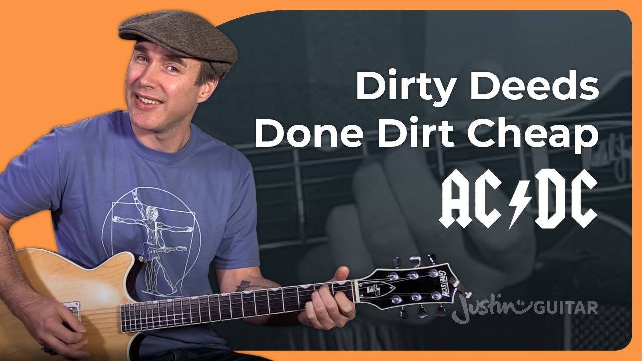 Dirty Deeds Done Dirt Cheap Guitar Lesson | AC/DC