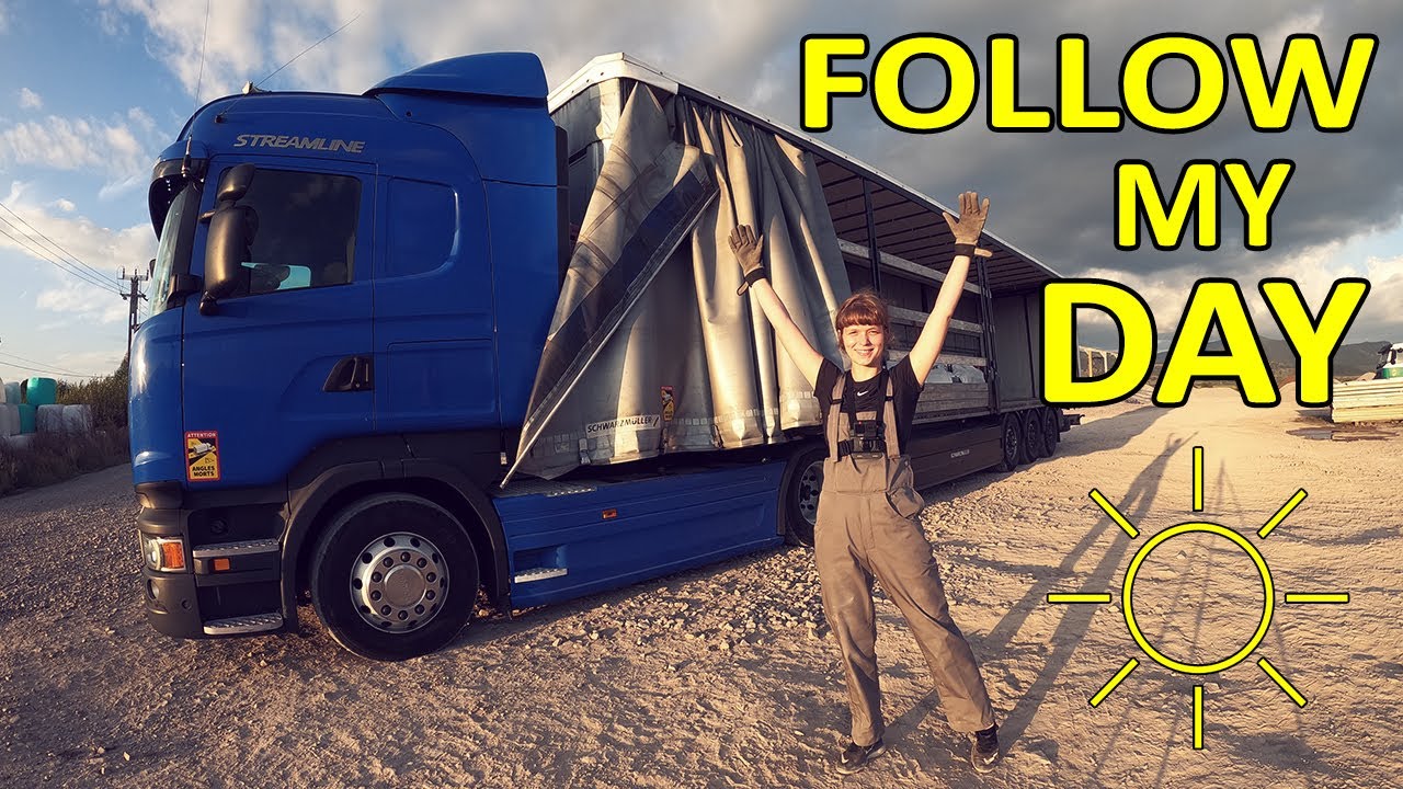 День из жизни женщины-водителя грузовика