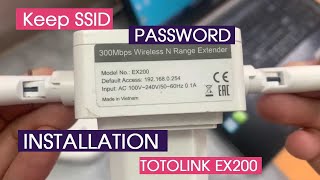 How To Setup TOTOLINK EX200 | Keep SSID & Password screenshot 5