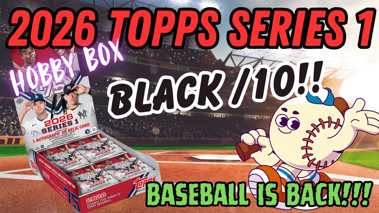 💥2026 Topps Series 1 Hobby Box💥| Numbered Relic + Black /10!😮